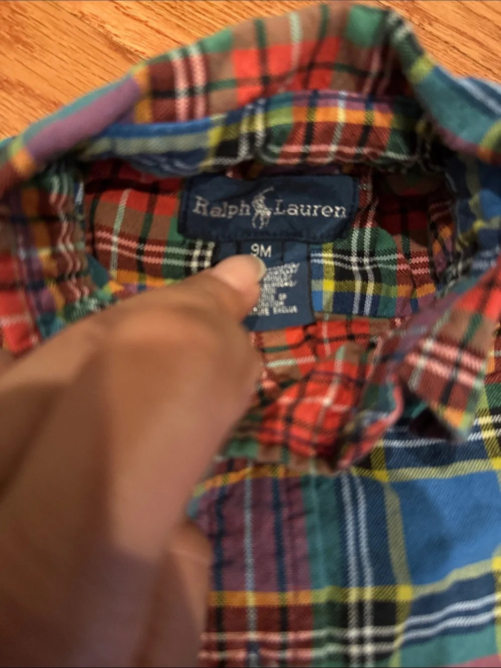 Ralph Lauren Multicolor Plaid Button-Up Shirt
